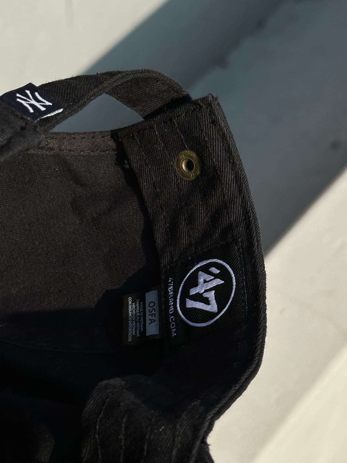 [F] 47 브랜드 뉴욕양키스 블랙 볼캡 모자 상품이미지6