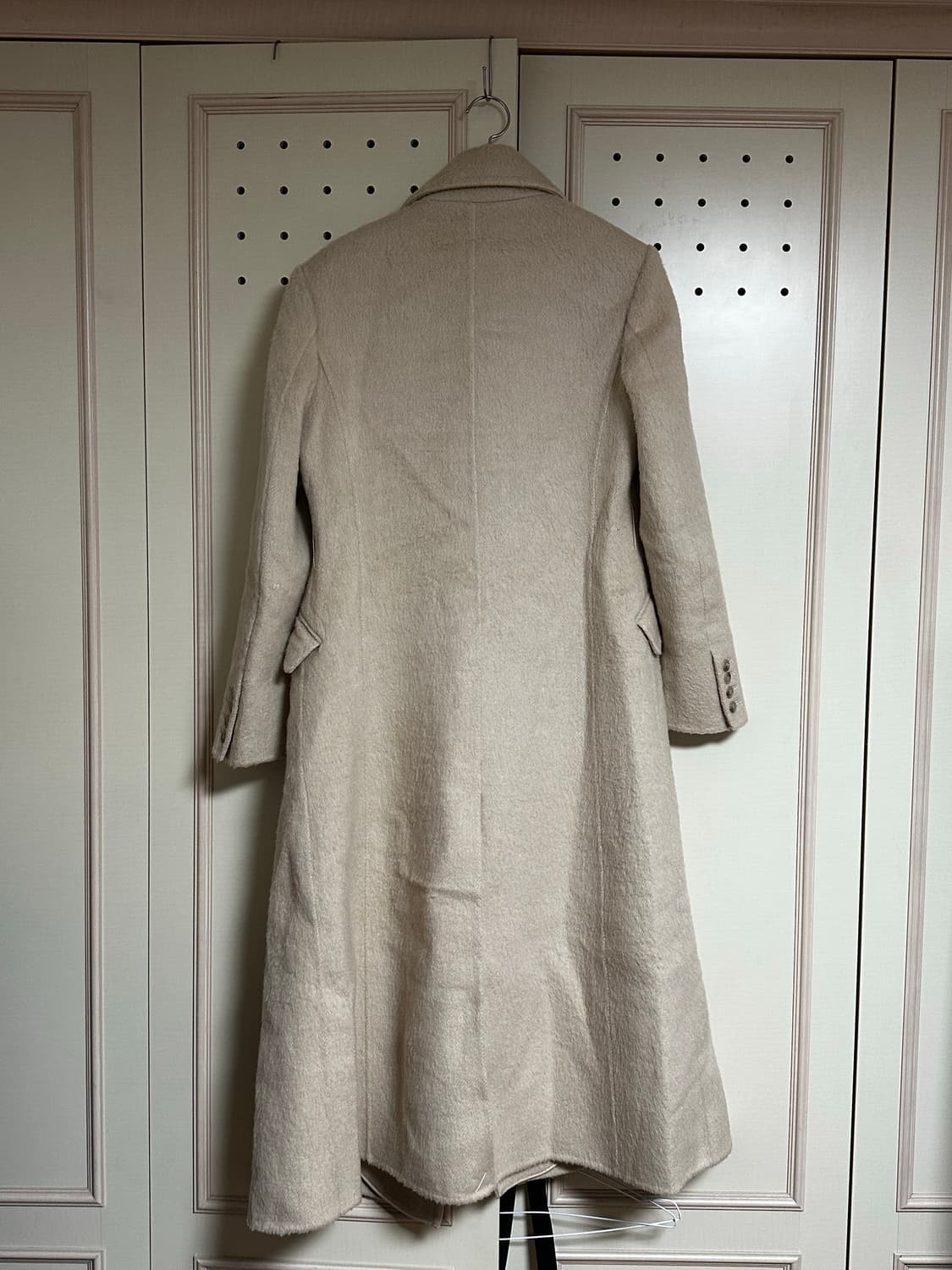 루시르주 울 맥시 코트 라이트베이지 상품이미지5