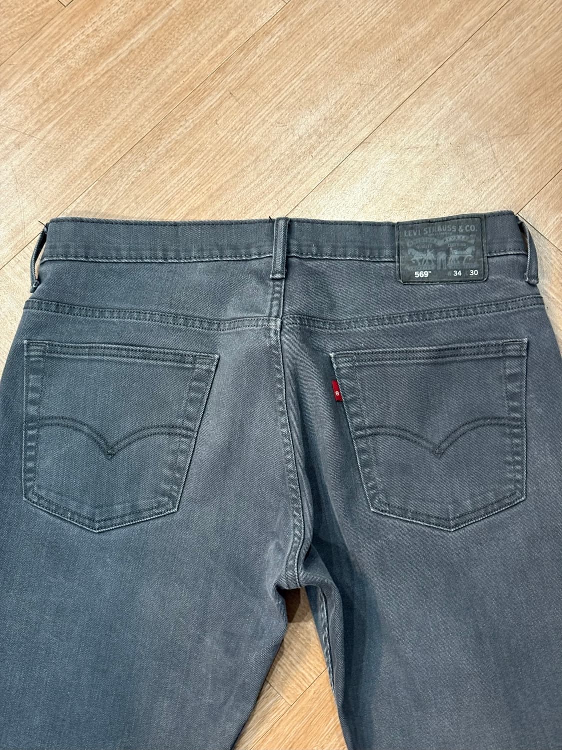 [34] 리바이스 569 그레이 와이드진 배기핏 상품이미지2