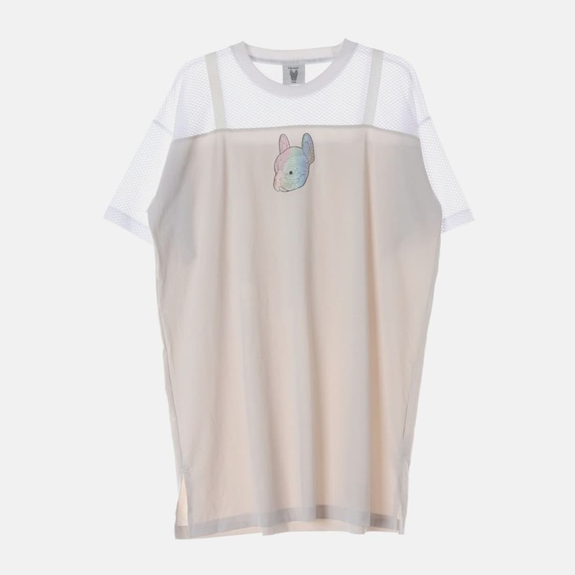 라이프워크 메쉬 레이어드 나일론 원피스 F 상품이미지1