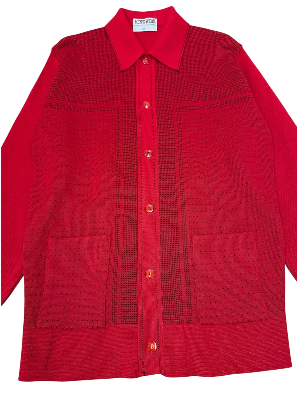 80‘s vintage Midwest Knit Shirt Jacket 상품이미지4