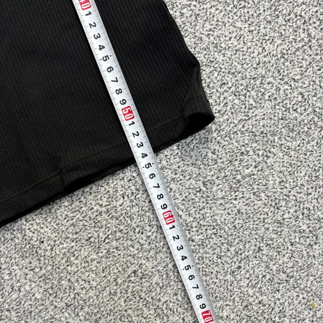 L 무신사스탠다드 스퀘어넥 반팔 니트 0415J 상품이미지6