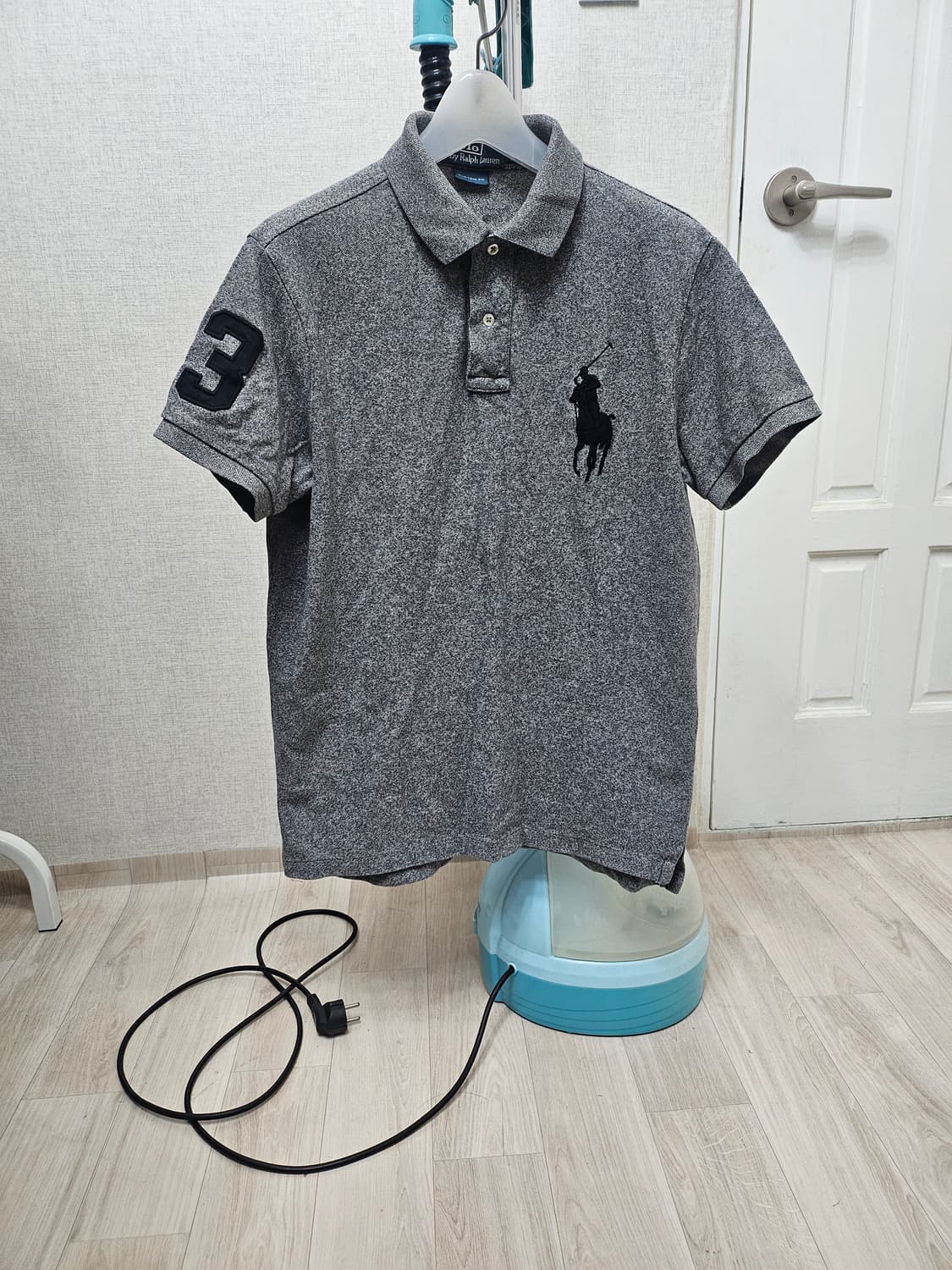 (95)M ☆초대장급☆ 랄프로렌 폴로 [차콜그레이] PK폴로 반팔티 상품이미지1