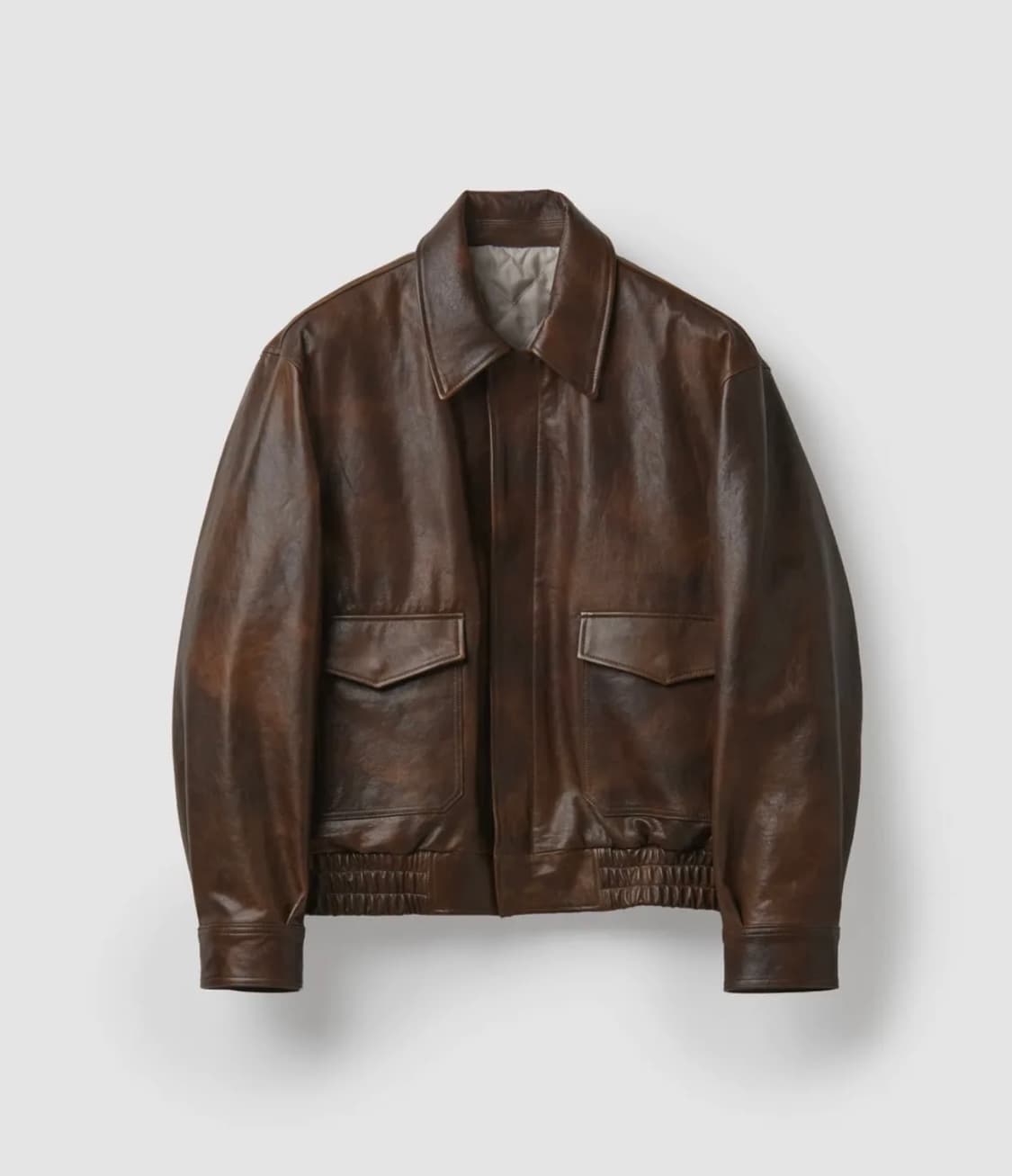 coor 쿠어 베지터블 레더 A-2 자켓 L 상품이미지1