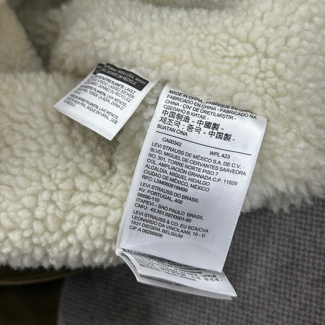 리바이스 쉐르파 트러커 자켓(M) 상품이미지3