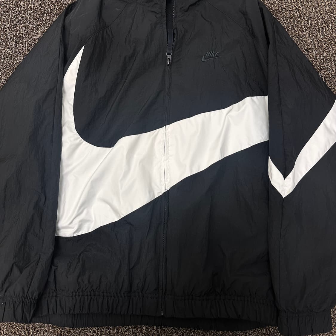 NIKE 나이키 빅스우시 우븐 바람막이 자켓 블랙 XL 상품이미지3