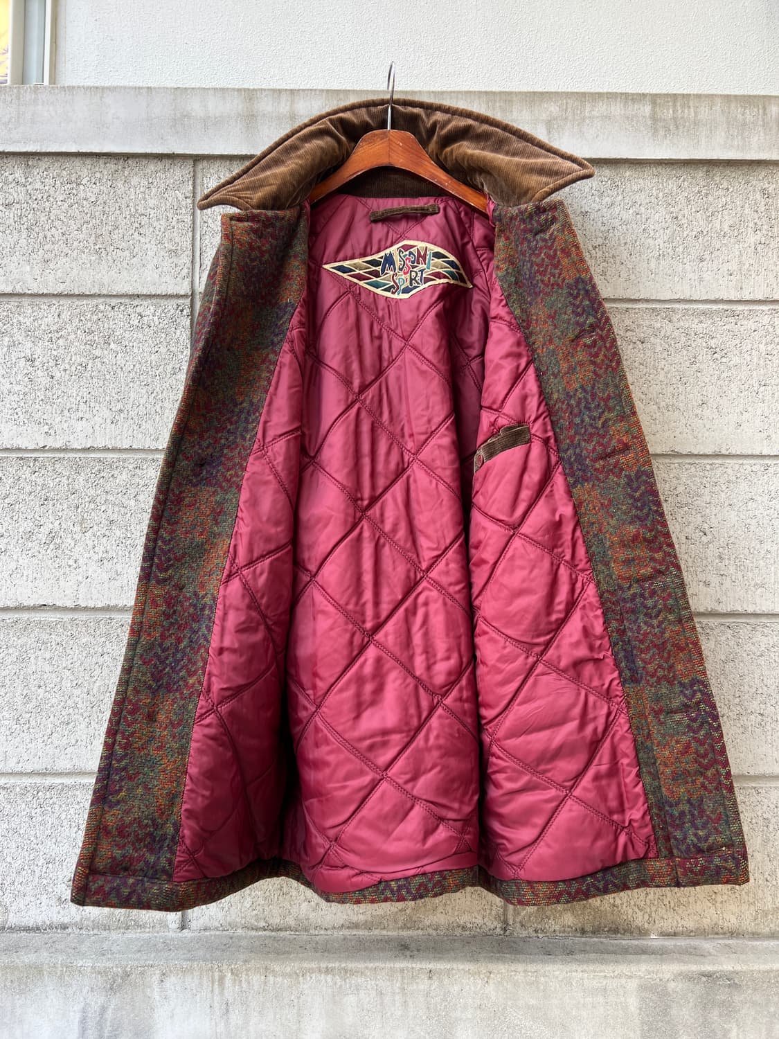 90s MISSONI SPORT AZTEC WOOL 미쏘니스포츠 울자켓 상품이미지3