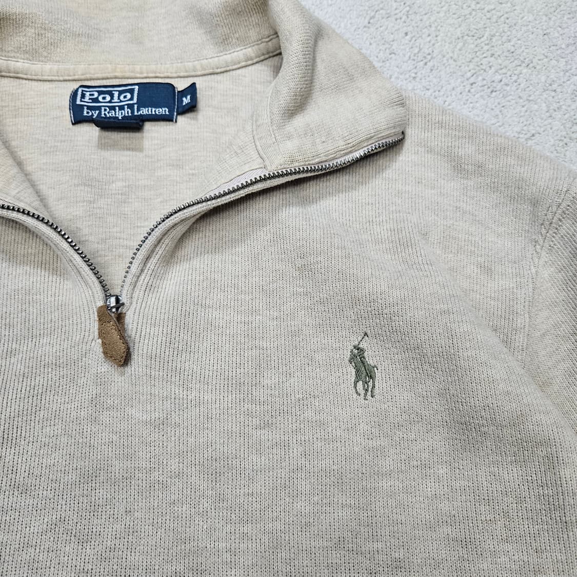 폴로 랄프 로렌 반집업 니트 M 상품이미지3