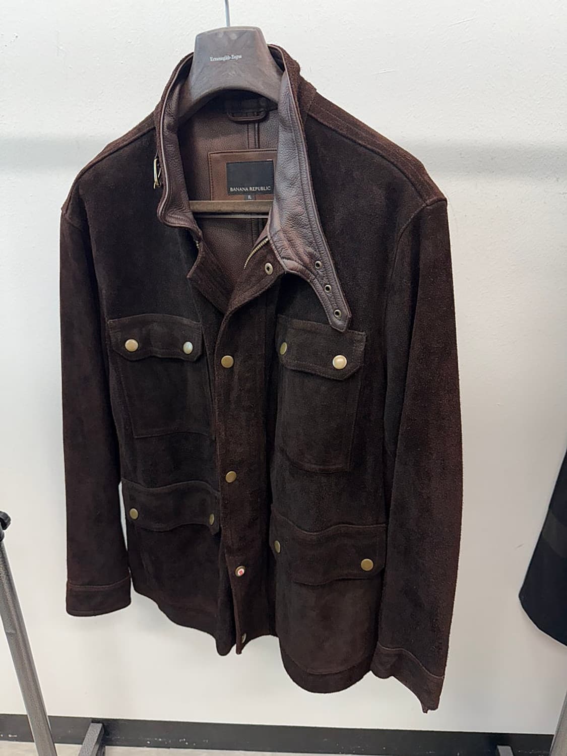 110-115) 바나나리퍼블릭 신형 스웨이드 필드자켓  상품이미지1