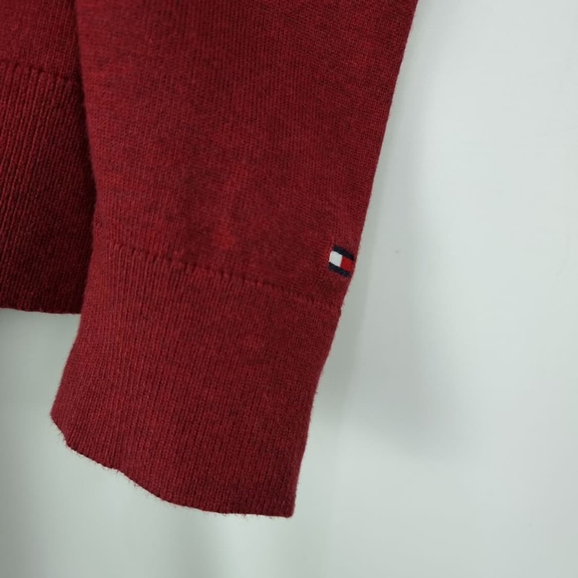 [타미힐피거] 헨리넥 니트 버건디 M19720 상품이미지6