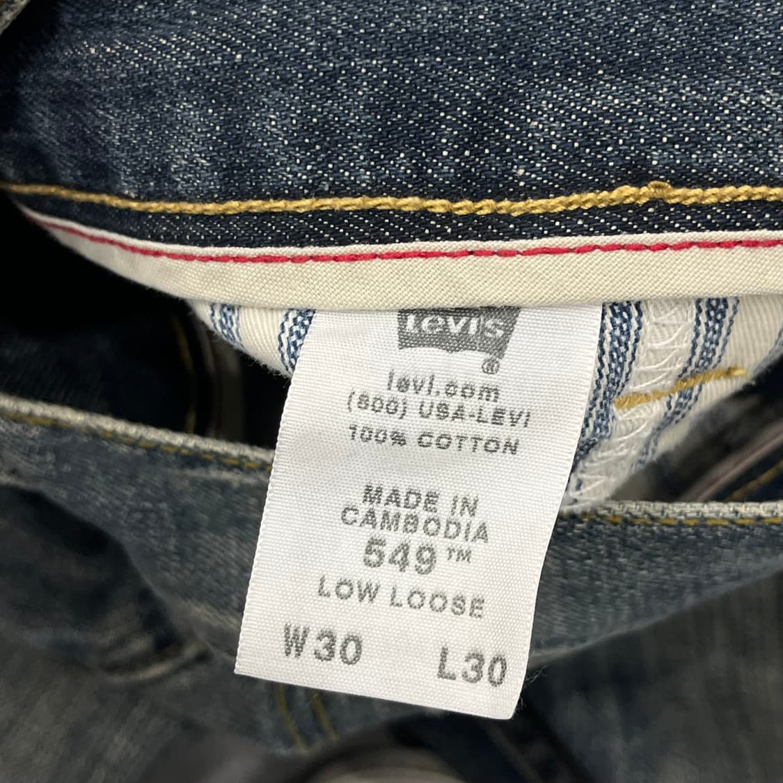30 리바이스 549 워싱 데님팬츠 상품이미지10