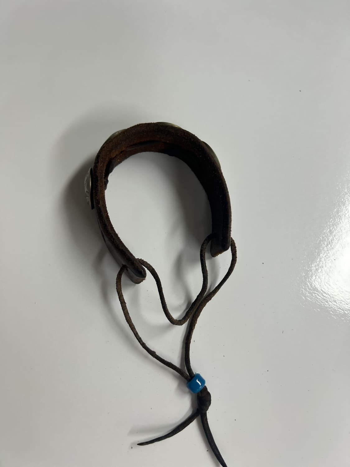 GOROS 올드고로스 새들레더 콘초 레더 팔찌 상품이미지5