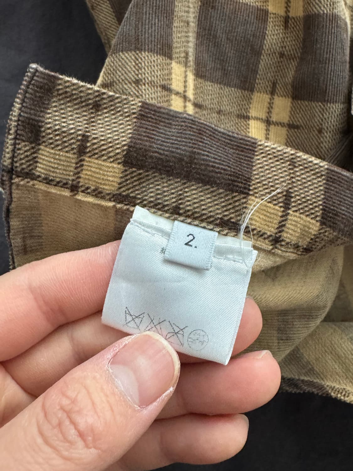 꼼데가르송 톰브라운 10꼬르소꼬모 체크 코듀로이 셔츠 (2) 상품이미지5