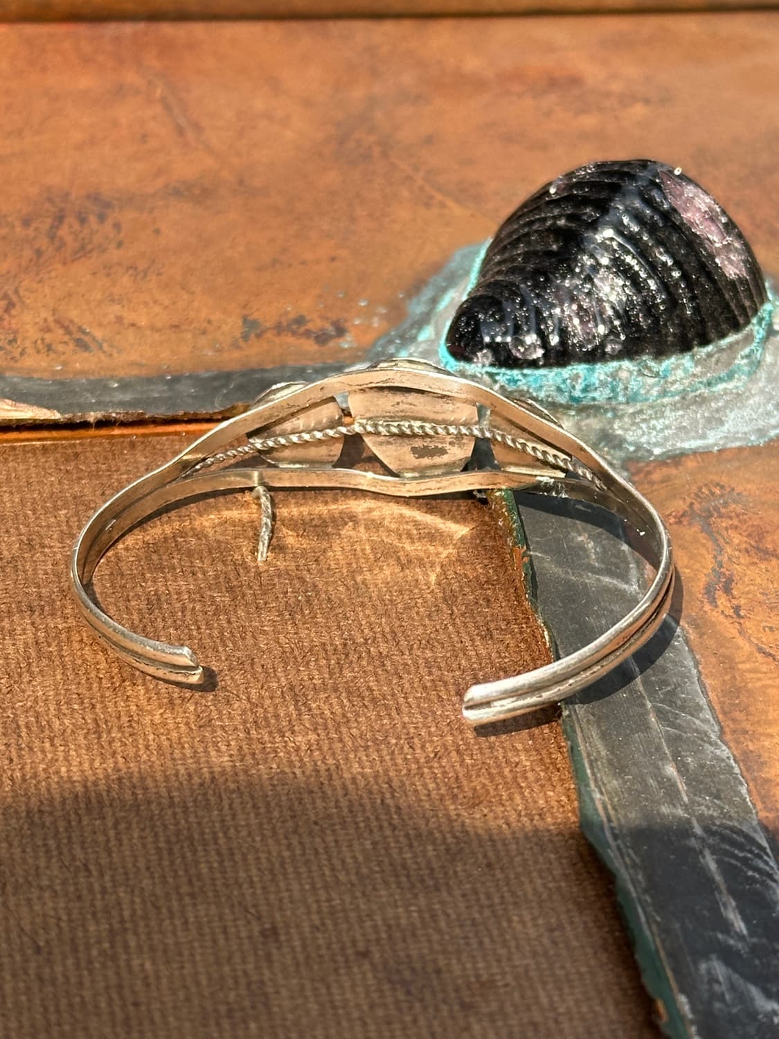 Bear Claw Turquoise 925Silver Bangle 상품이미지3