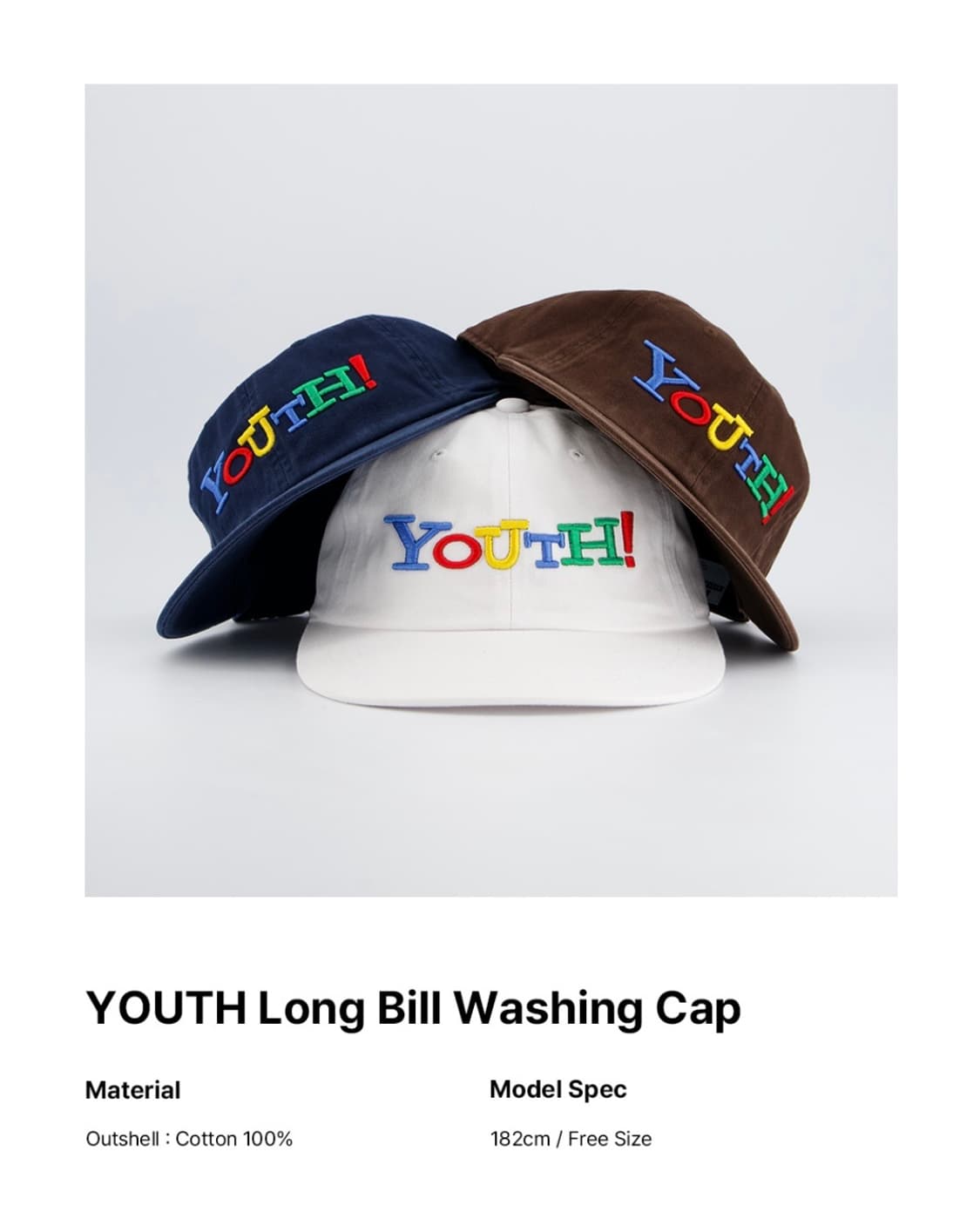 (택o새상품) 아노트 annot 유스 볼캡 일자챙 모자 YOUTH 롱 빌 상품이미지2