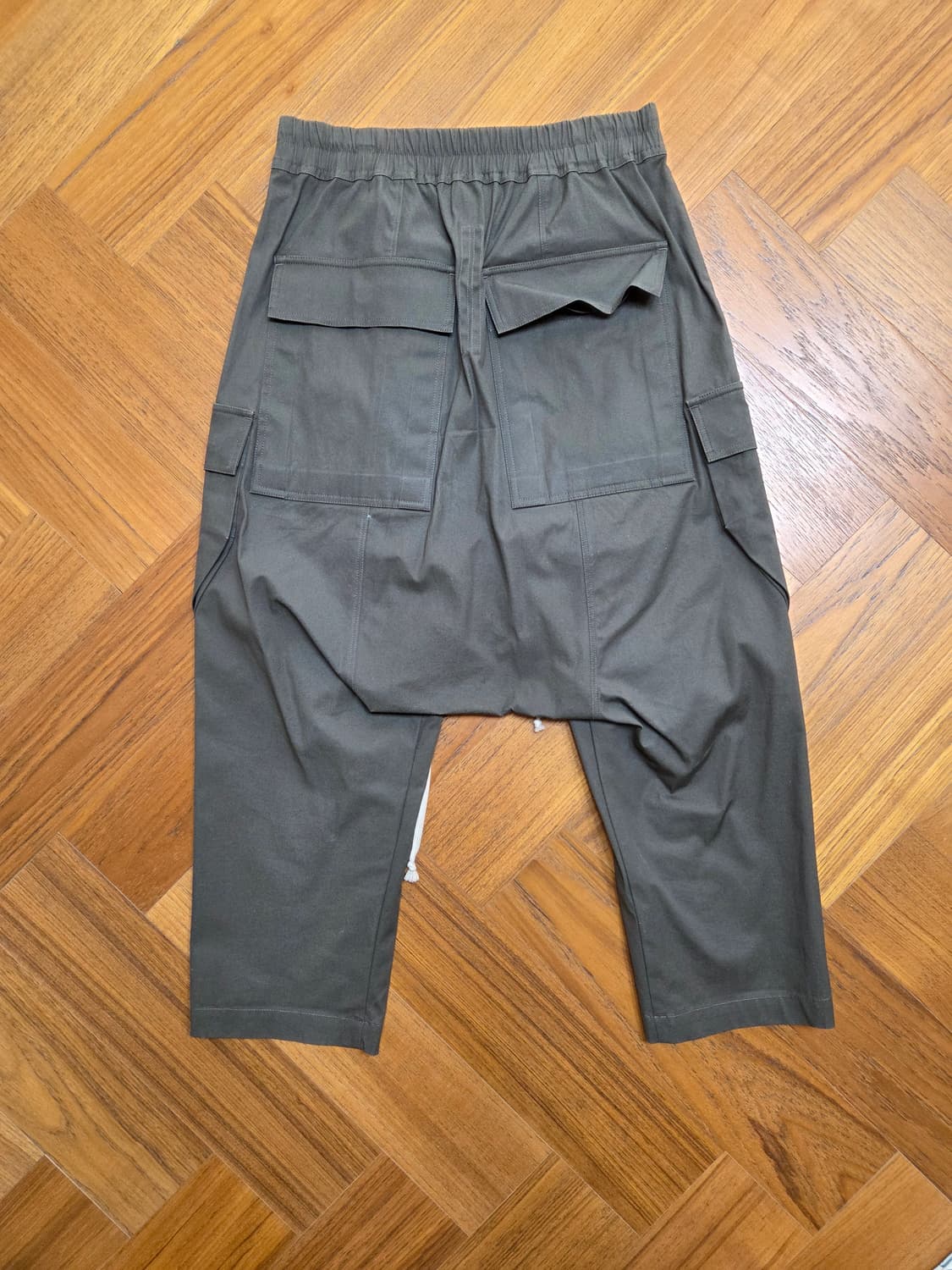 릭오웬스 다크더스트 드로스트링 카고 팬츠 상품이미지2