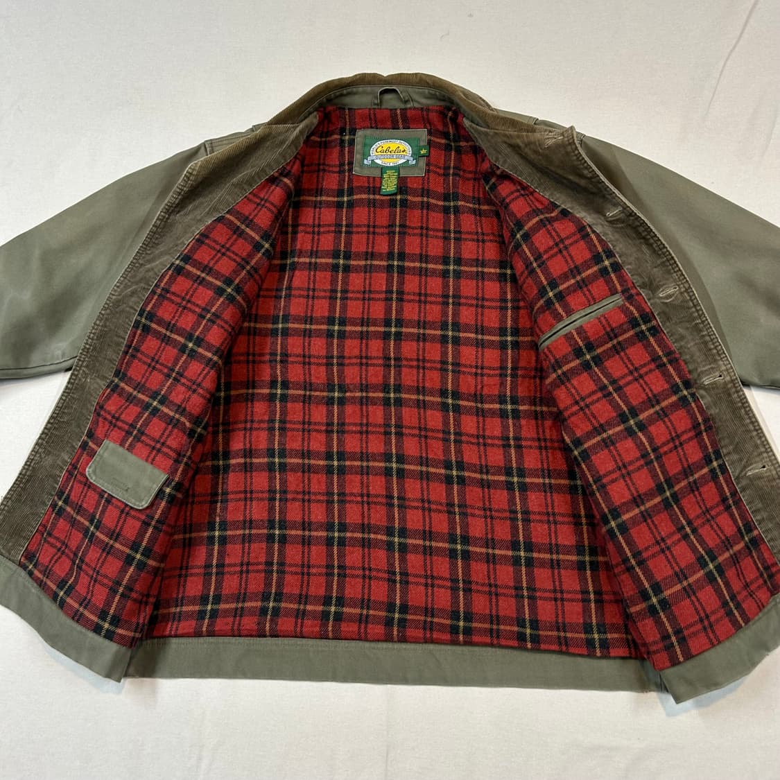 L) CABELAS USA 워크웨어 덕 캔버스 아웃도어 자켓 상품이미지5