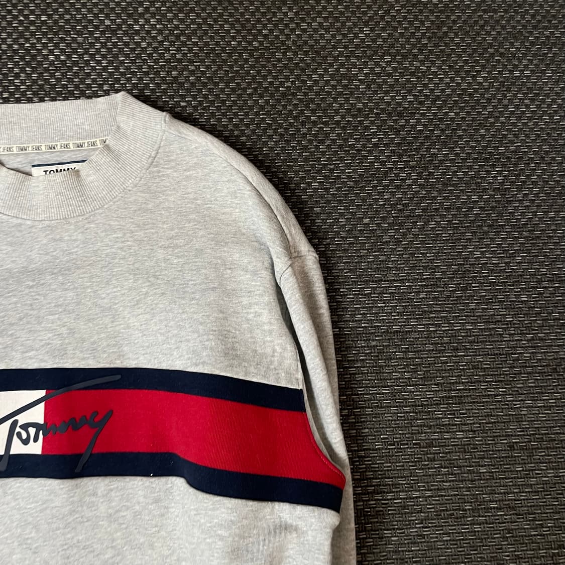 타미진스 그레이 미드 로고 빅프린팅 맨투맨 L 상품이미지3