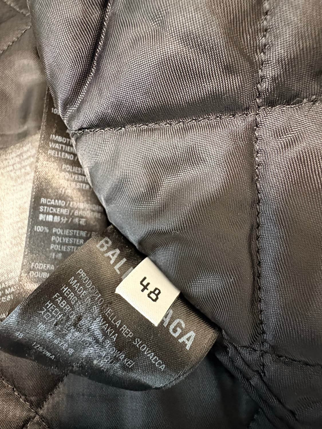 발렌시아가 패팅 체크셔츠 상품이미지5