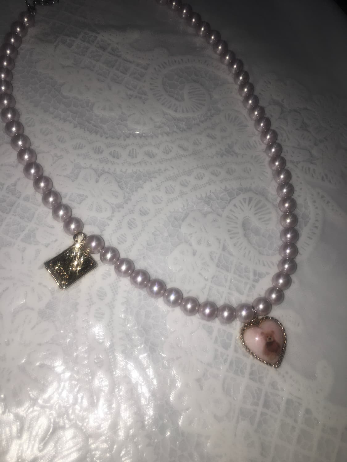 Viburnum shop 프린세스 아카이브 연보라진주 목걸이 상품이미지6