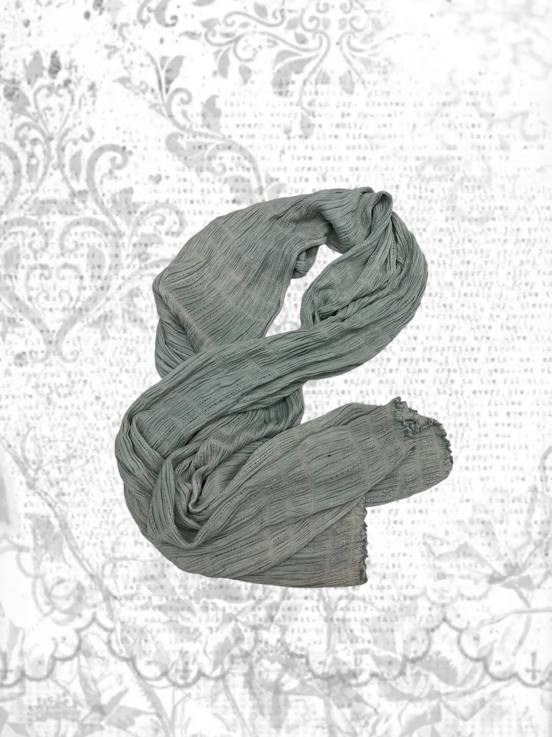 green tea shirring scarf 상품이미지1