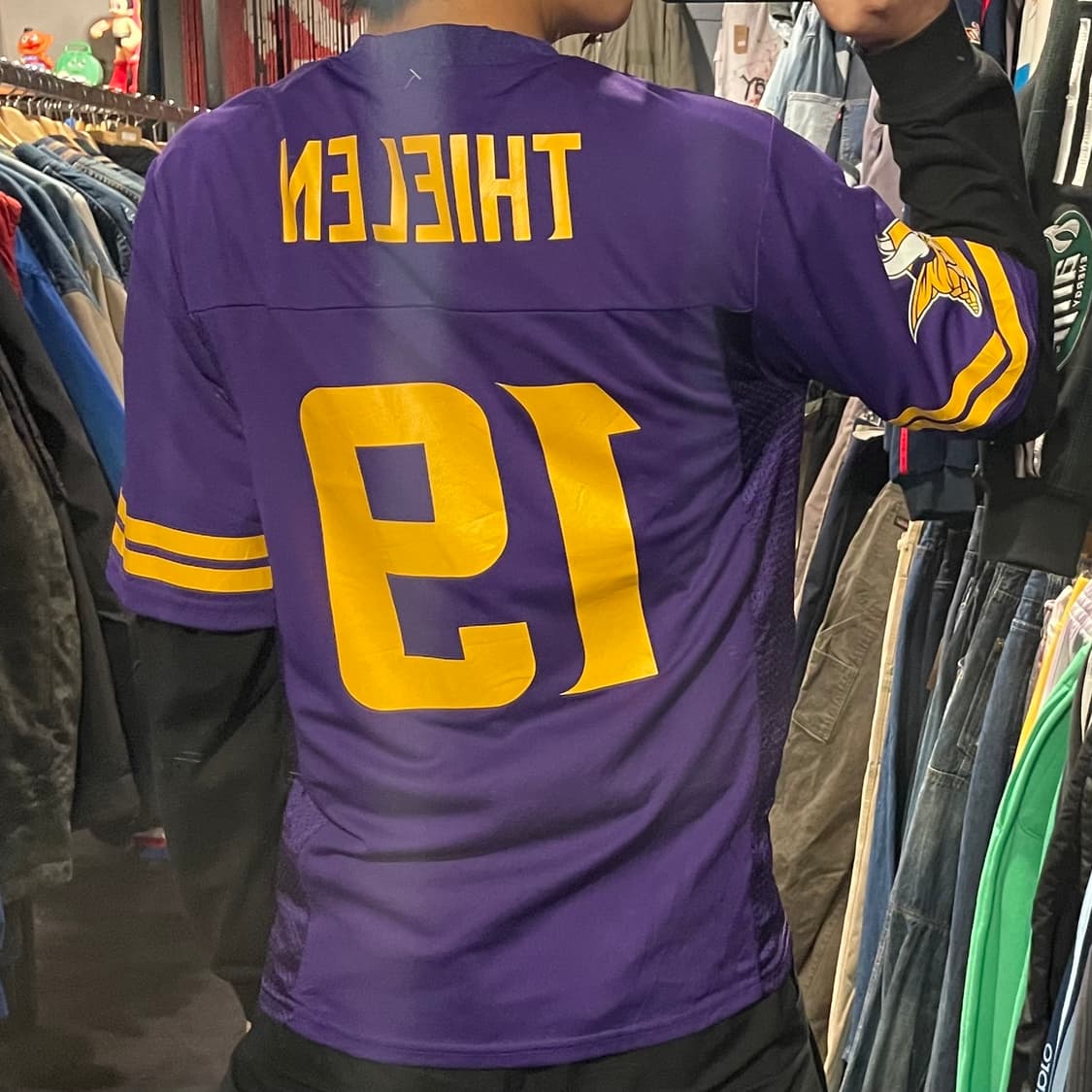 [IM] NFL 바이킹스 THIELEN 퍼플 No.19 반팔져지 상품이미지6