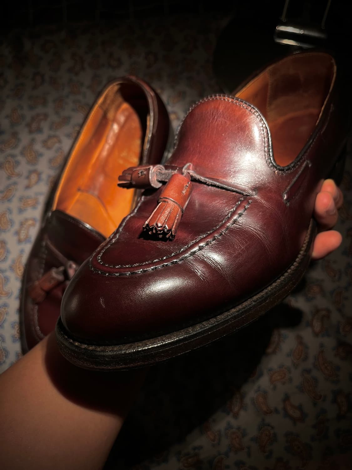 [급처1/4가격]알든 563 테슬로퍼 버건디 브라운 상품이미지4