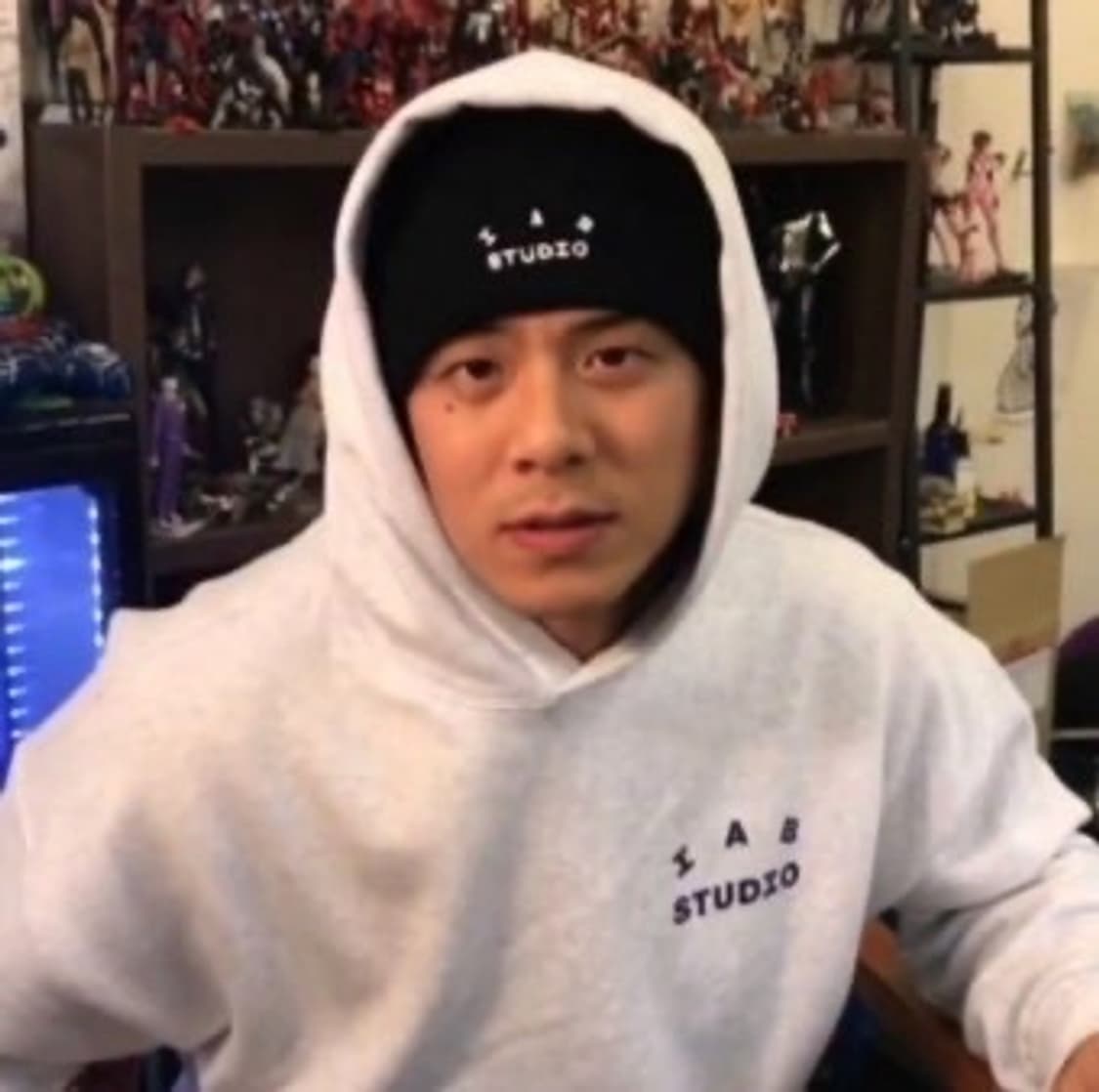 IAB Studio 후드티 라이트 그레이 L 상품이미지1