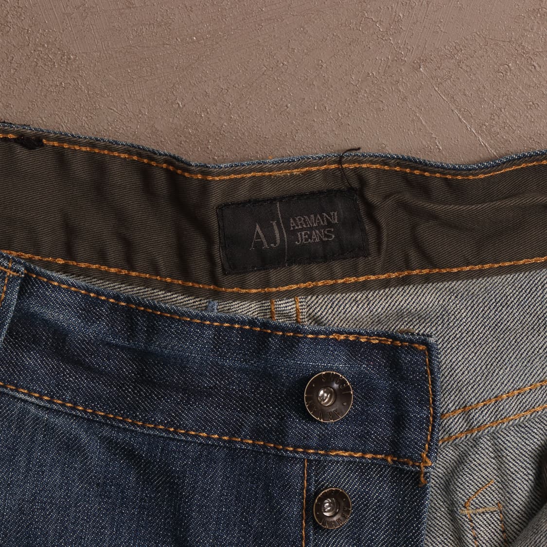 아르마니 진스 로고 워싱 데님팬츠 A1623 상품이미지3