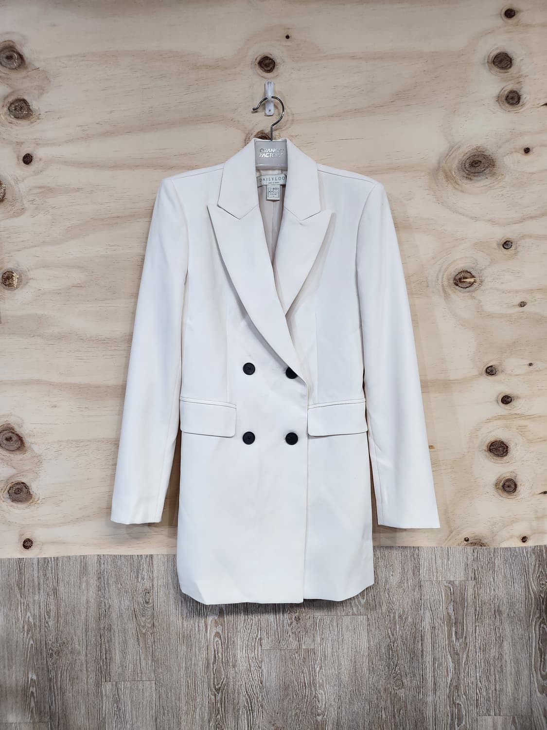 198) 데일리룩 더블 버튼 자켓 상품이미지1