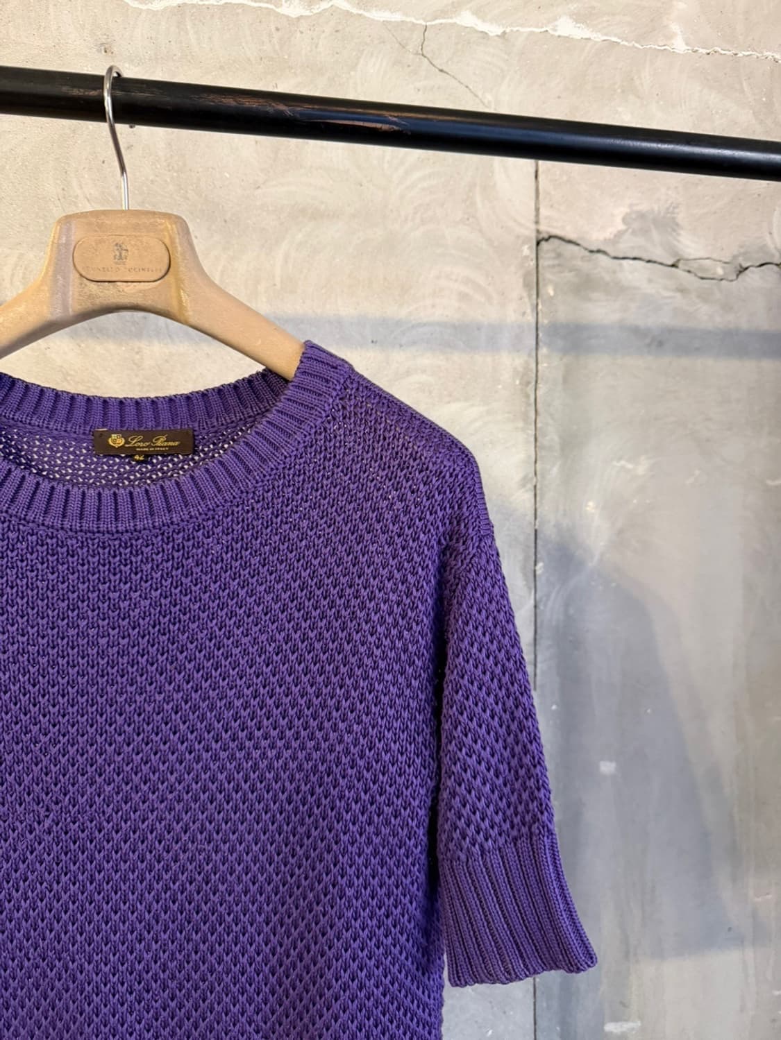 로로피아나 니트 반팔티셔츠 여성66-77 상품이미지10