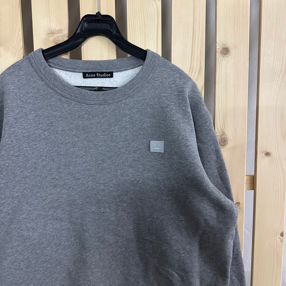 (M) 아크네스튜디오 페어뷰 페이스 그레이 맨투맨 상품이미지3