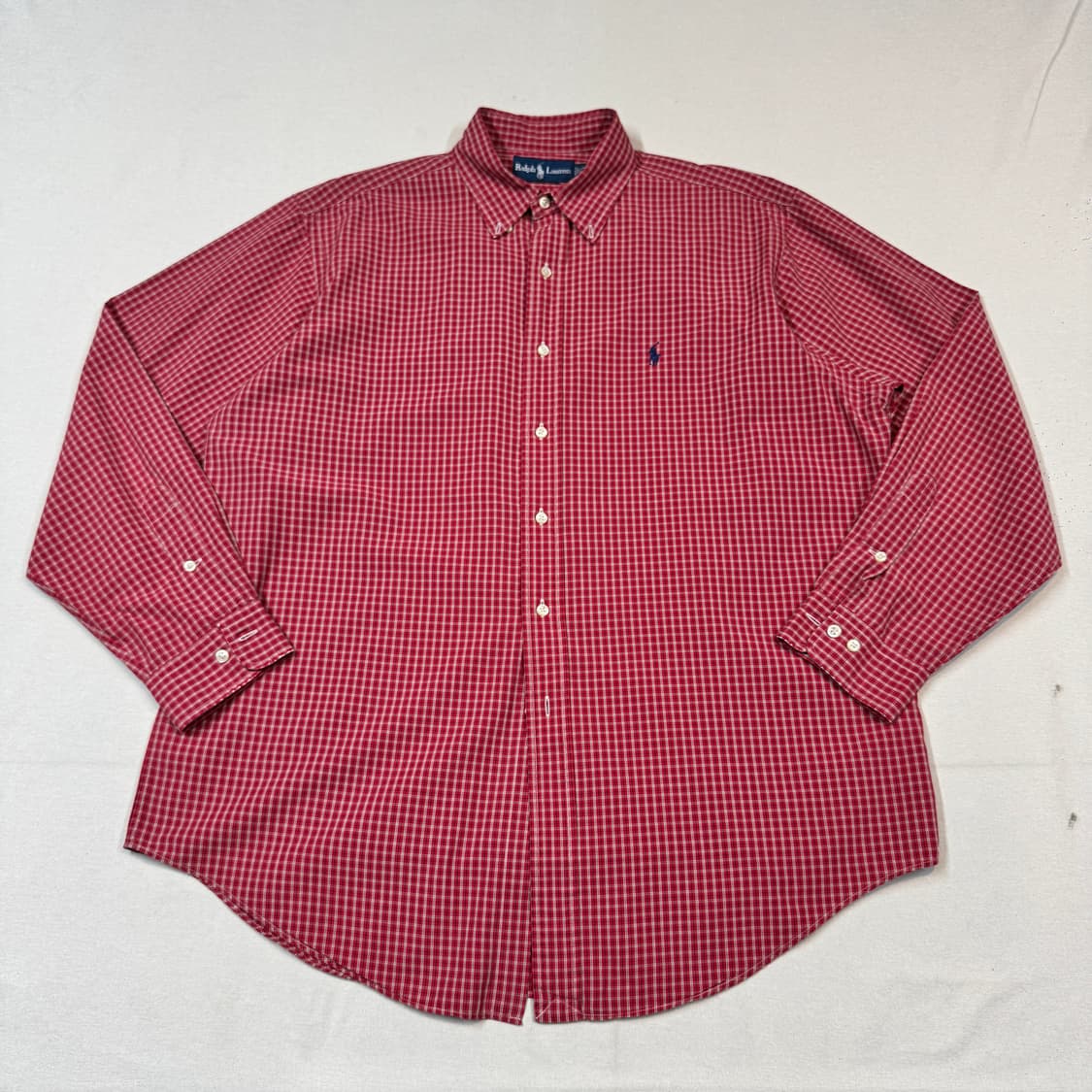 XL) 폴로 랄프로렌 클래식 체크 셔츠 상품이미지1