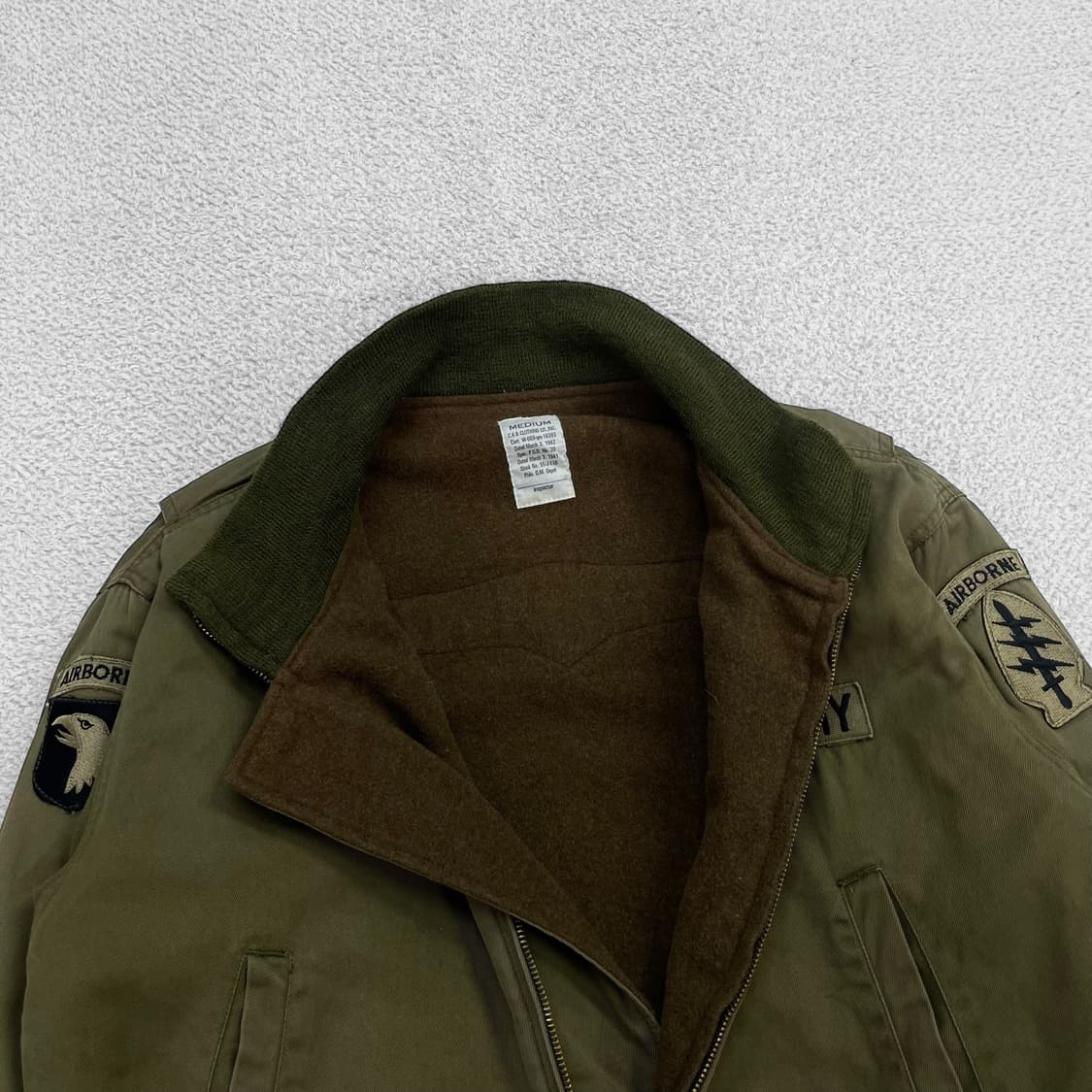 C.A.B Clothing 탱크 후기형 봄버 자켓 카키 상품이미지5