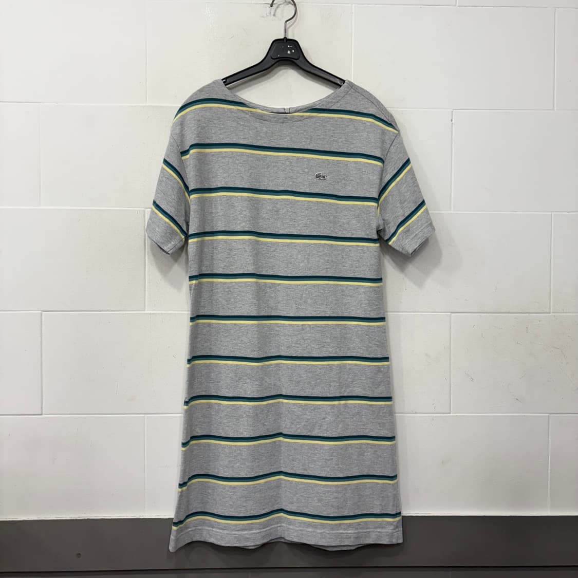 라코스테 멀티 컬러 스트라이프 반팔 원피스 상품이미지1