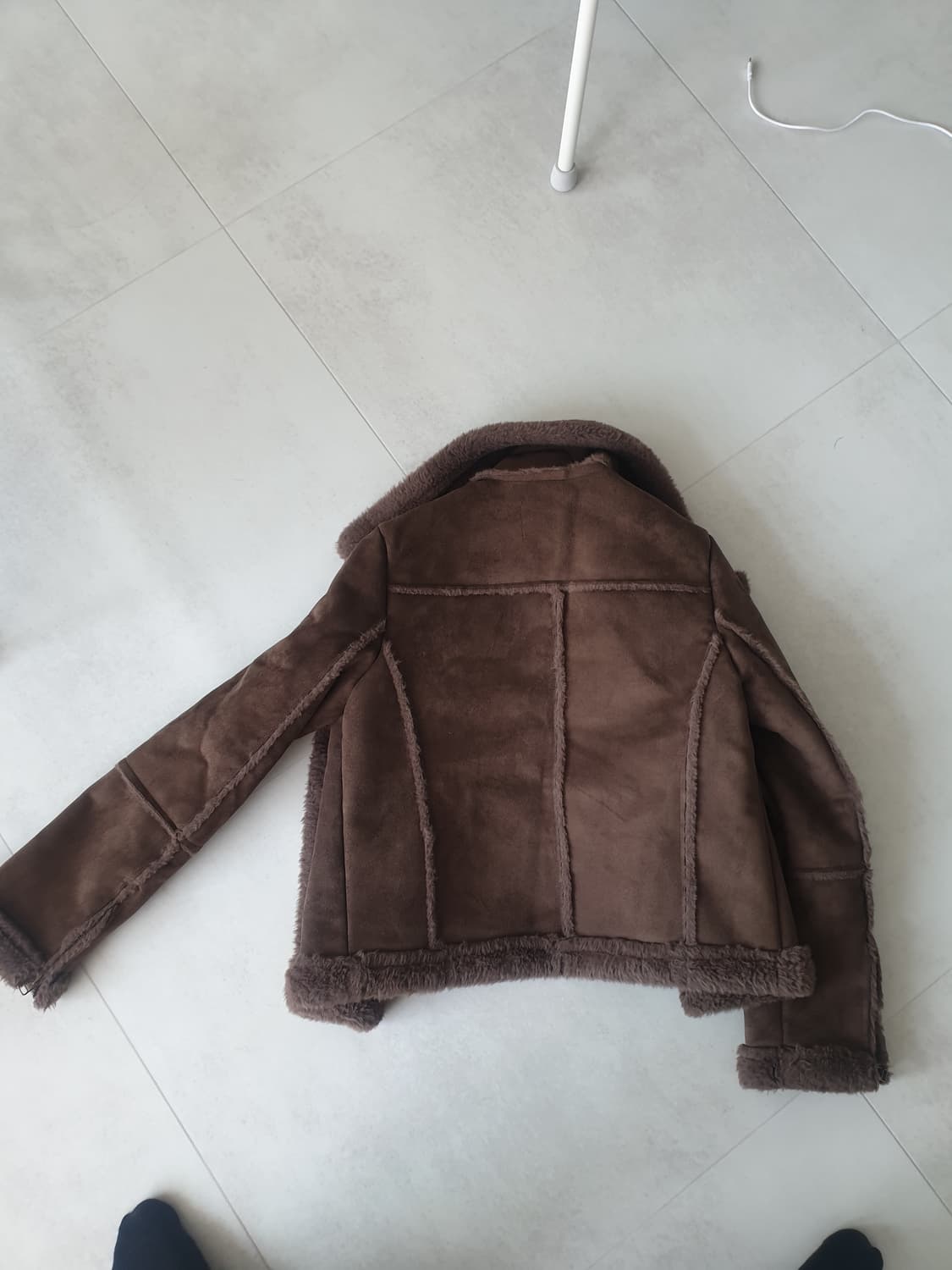 여성 무스탕 S size 상품이미지4