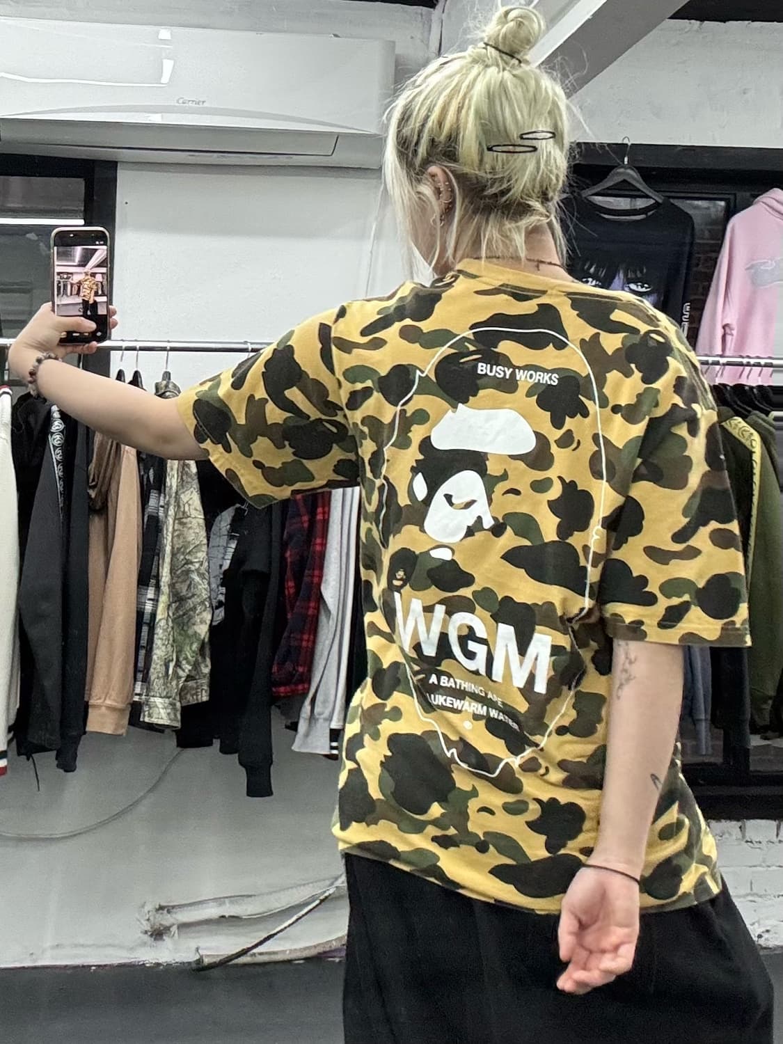베이프 WGM 황계 티셔츠 상품이미지5