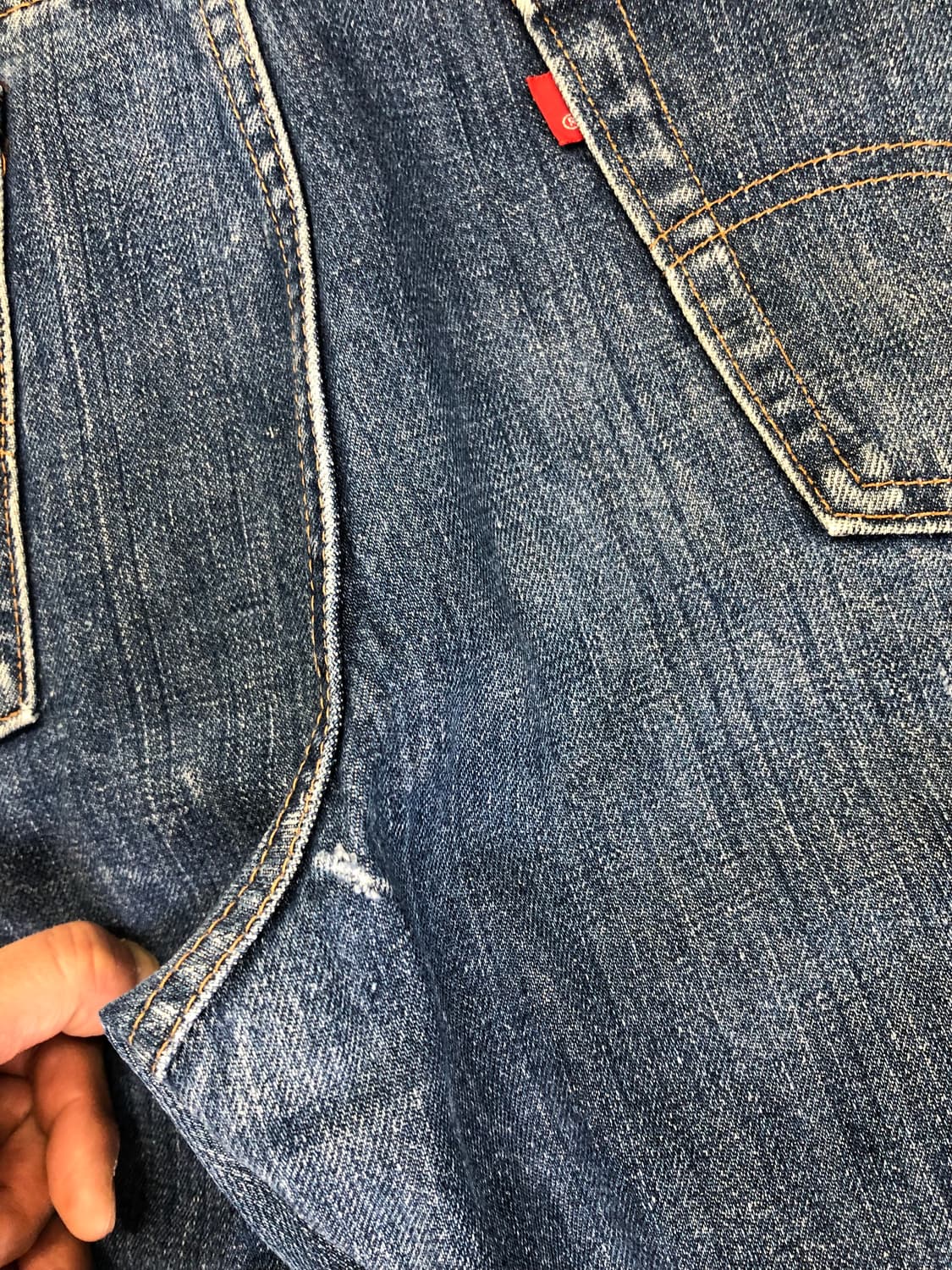 라스트70s 리바이스517 부츠컷 66후기 허리34 둘레84.5 상품이미지10