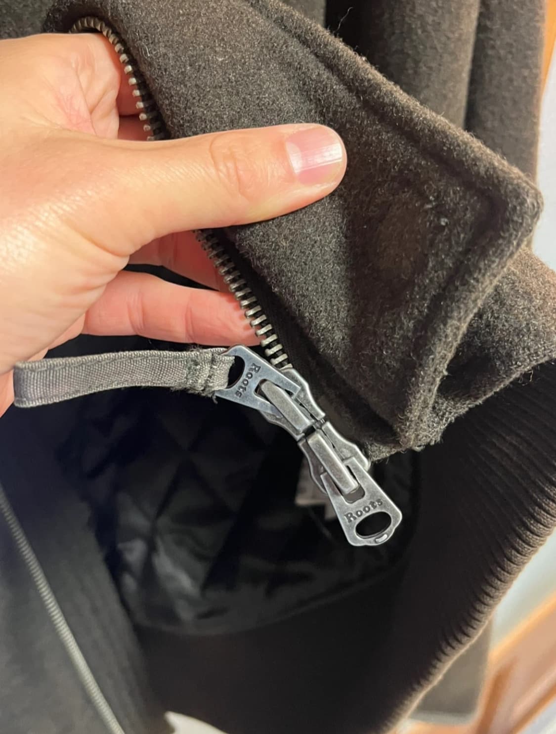 Roots 남성 카키색 모 자켓 상품이미지8