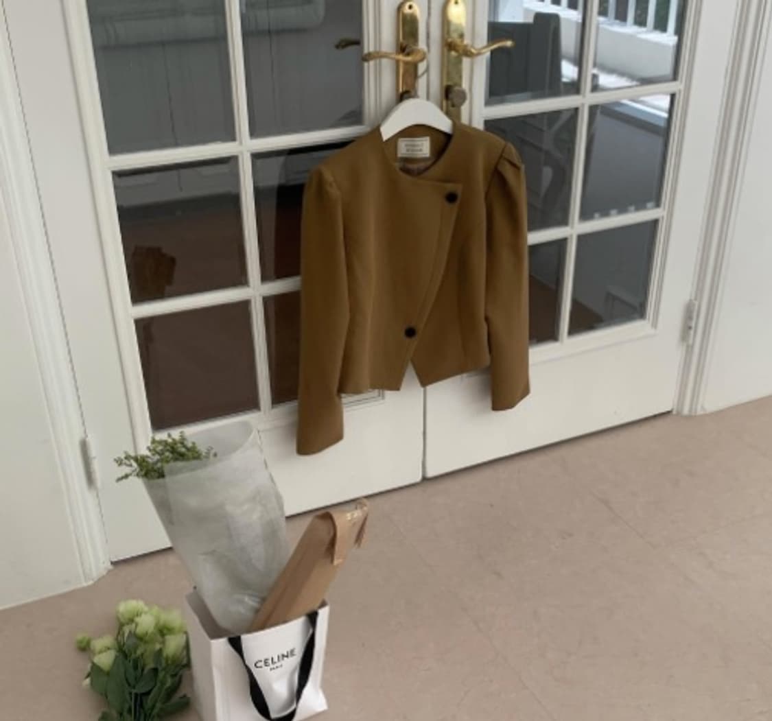 위드아웃썸머 Callie jacket_brown 상품이미지1