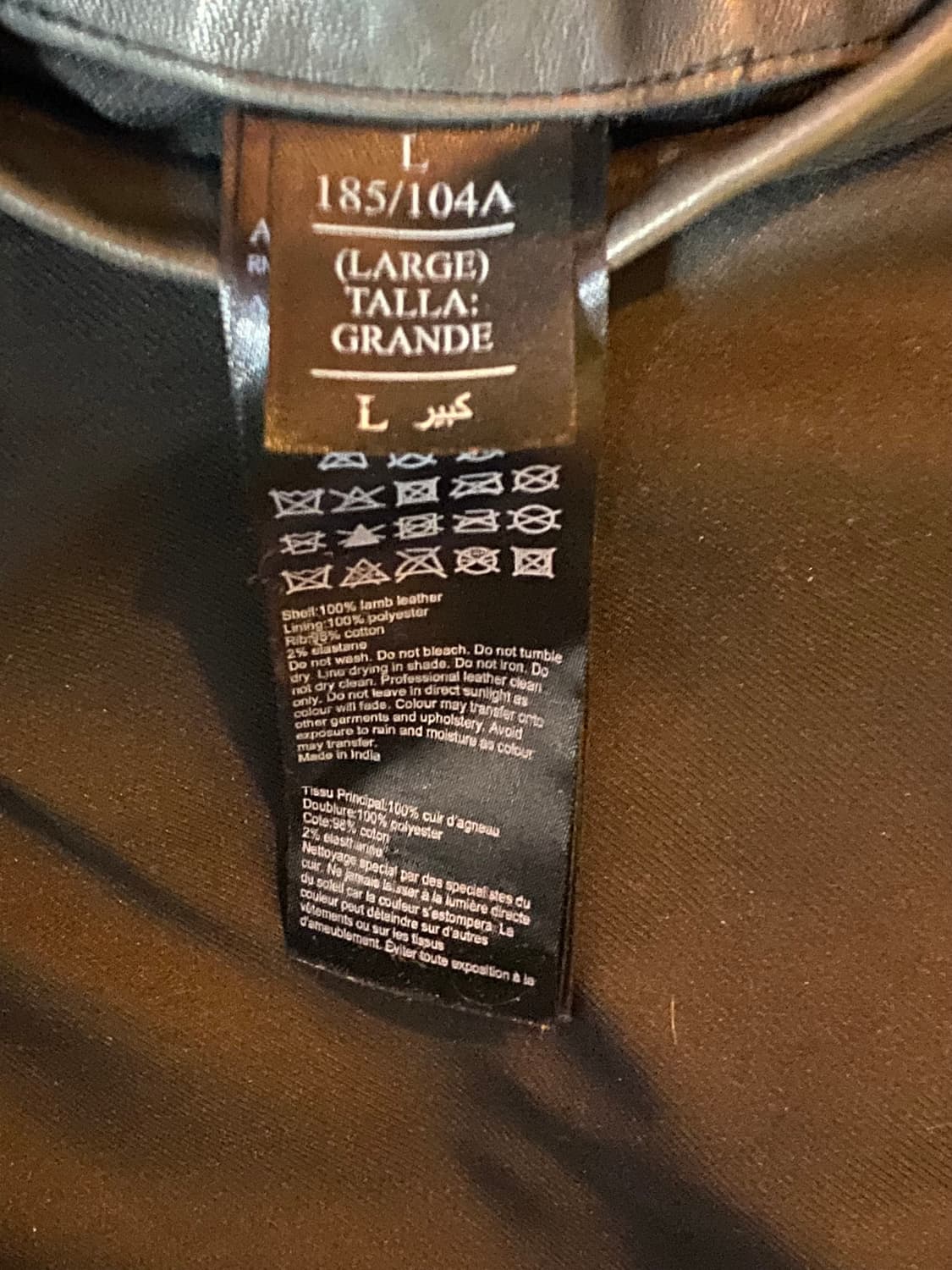 AllSaints 올세인츠 블랙 양가죽 자켓  상품이미지8