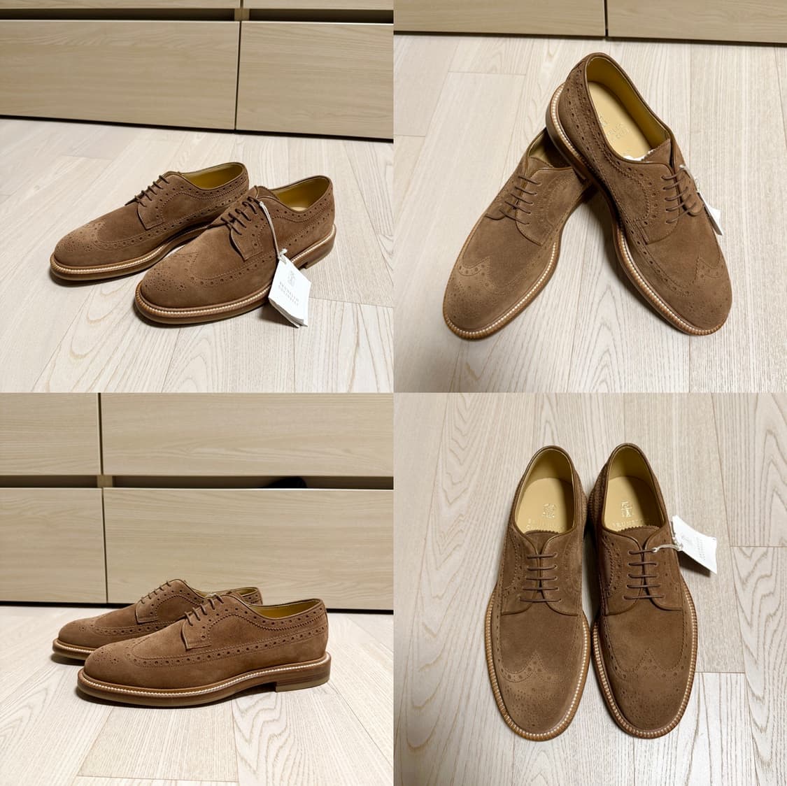 브루넬로 쿠치넬리 / 신상 스웨이드 더비 슈즈 / 42 (새상품) 상품이미지3