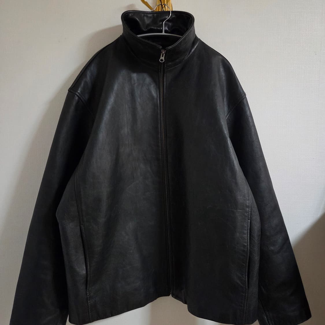 (XXL) 00's 올드 갭 풀 집업 레더자켓 상품이미지2