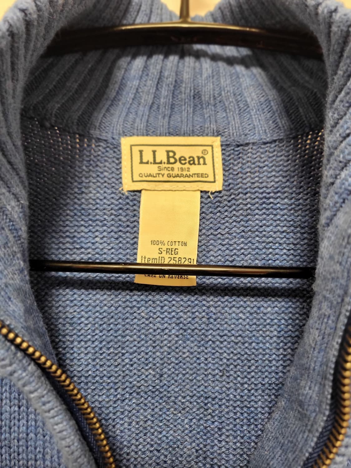 LL BEAN 반집업니트 상품이미지2