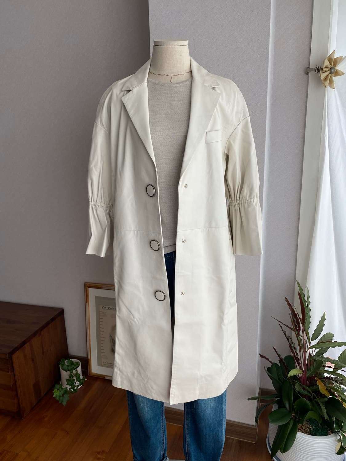 DROMe made in Italy 천연가죽 트렌치(M) 상품이미지7