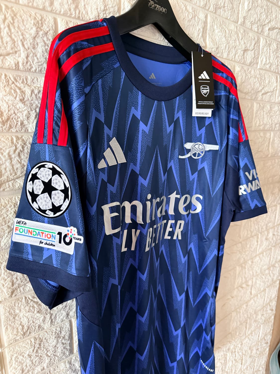 아스날 어웨이 라이스 유니폼 상품이미지3