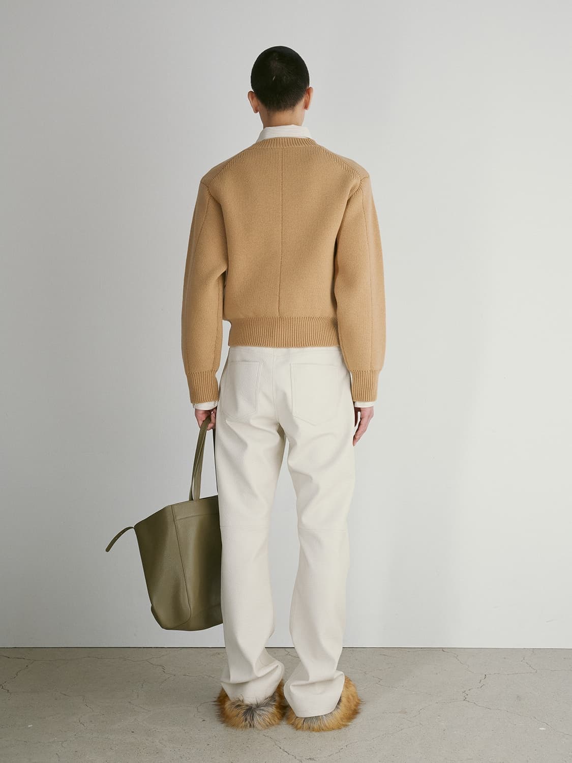 [할인] 렉토 24F/W 컴팩트 라운드 넥 스웨터 니트 카메라 상품이미지5