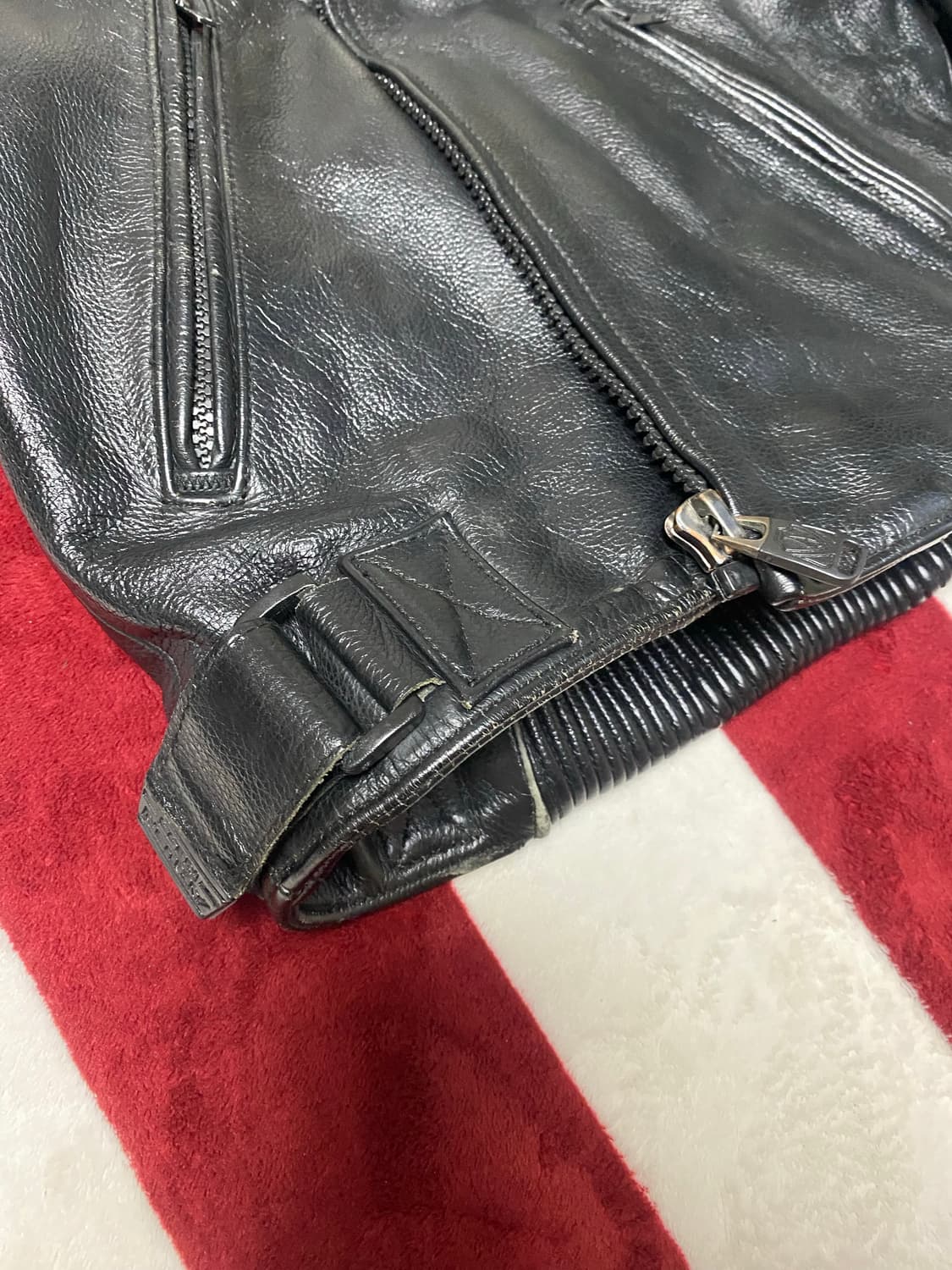 알렌네즈 라이더 가죽자켓 상품이미지4