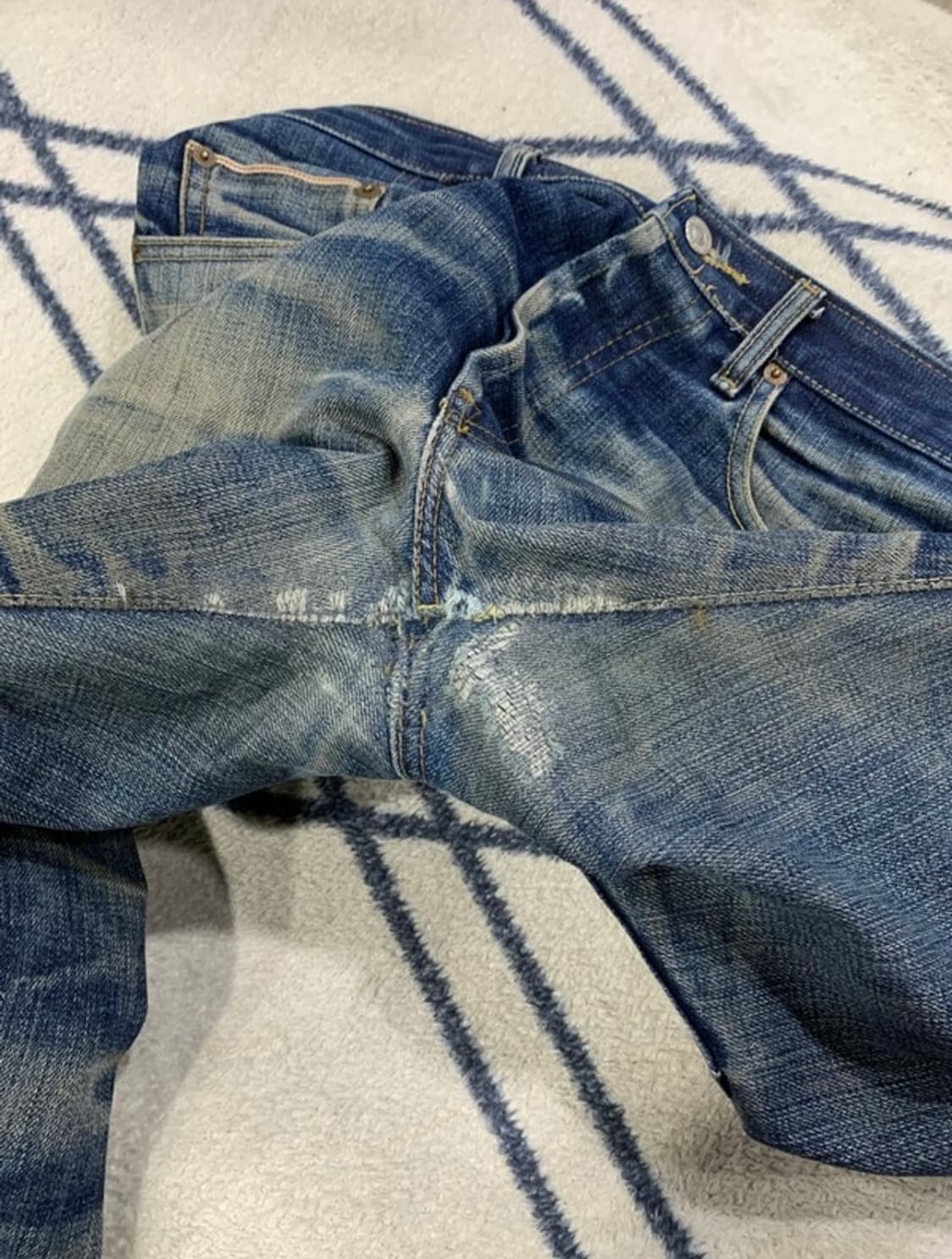 levi's 501xx BIG E 셀비지 데님 팬츠 34x34 상품이미지7