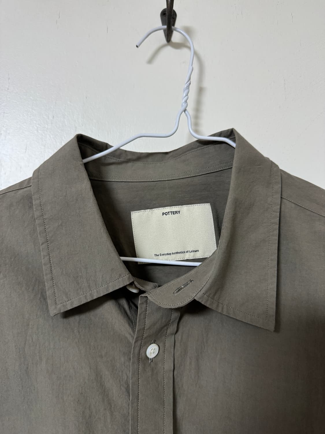 [2] 포터리 컴포트 셔츠 다크그레이 상품이미지2